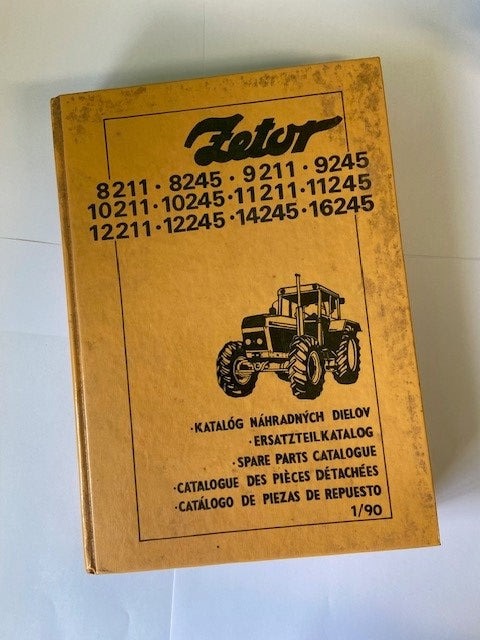 Zetor Parts Catalogue 1/90