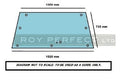 Massey Ferguson 690 Rear Glass - Roy Perfect LTD