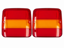 Pair of Zetor Super Rear Light Lenses – 933254