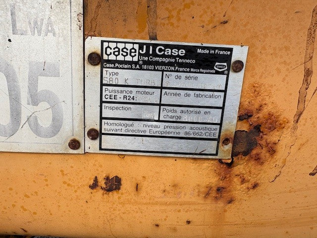 Case 580 K Turbo