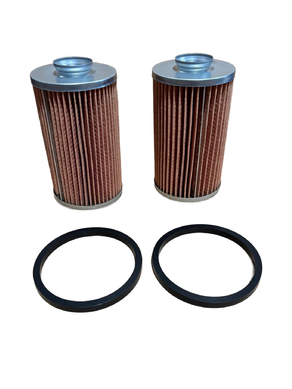 Split Fuel Filter Pair of Fuel Filters Single Stage Aftermarket