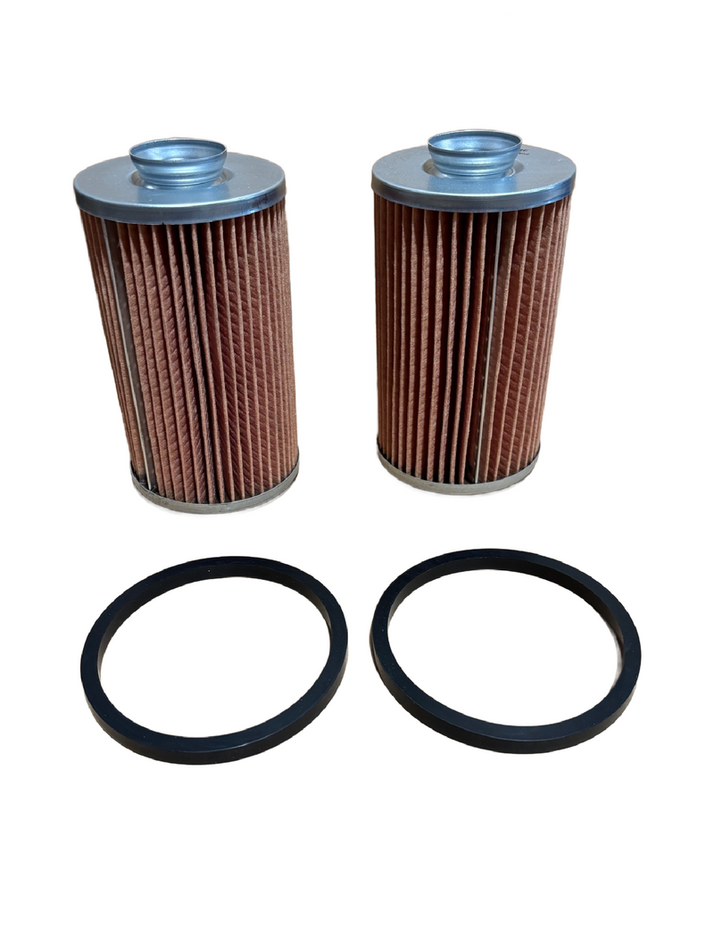 Pair of Fuel Filters Single Stage Aftermarket