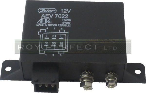 Zetor Control Box/ Relay for Glow Plugs - Roy Perfect LTD
