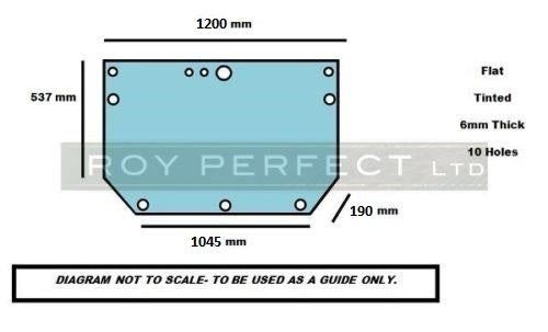 Zetor Proxima Glass Rear Window Tinted - Roy Perfect LTD