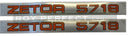 Zetor 5718 Pair of Decals - Roy Perfect LTD
