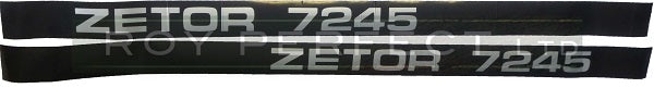 Zetor 7245 Pair of Decals - Roy Perfect LTD