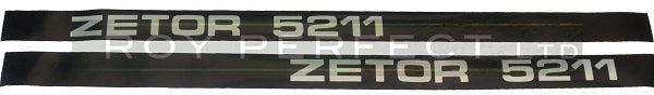 Zetor 5211 Pair of Decals - Roy Perfect LTD