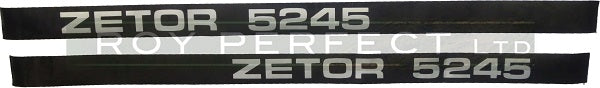 Zetor 5245 Pair of Decals - Roy Perfect LTD