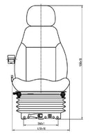Tractor & Digger Mechanical Seat  RPSEAT01 - Roy Perfect LTD