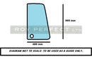Merlo Side Cab Safety Glass (EV Models) - Roy Perfect LTD