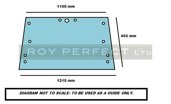 Ford Upper Rear Glass (Q Cab) - Roy Perfect LTD