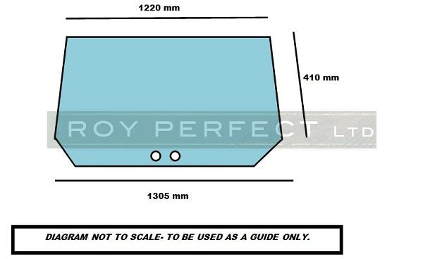 Ford Lower Rear Glass Super Q Cab - Roy Perfect LTD
