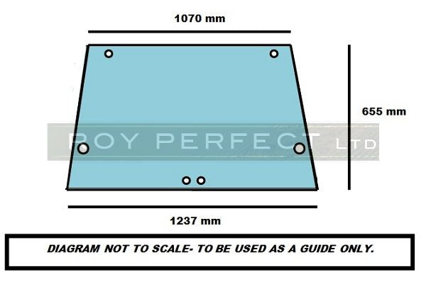 Ford Rear Glass (AP & LP Cab 3430 etc) - Roy Perfect LTD
