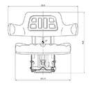 Agricultural Universal Fit Seat RPSEAT05 - Roy Perfect LTD