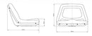Lawn Mower, Dumper & Forklift Seat  RPSEAT08 - Roy Perfect LTD