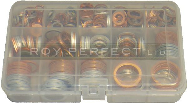 Assorted Copper & Aluminium Washer Pack 2 - Roy Perfect LTD