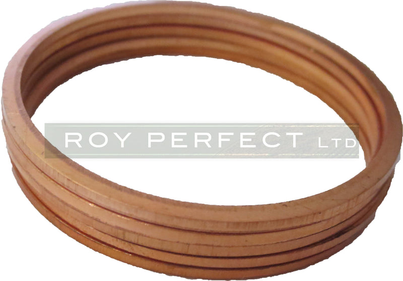 Copper Washer Set x 5 (40x44x1.5) - Roy Perfect LTD