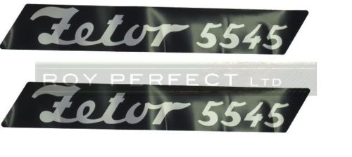 Zetor 5545 Pair of Decals - Roy Perfect LTD