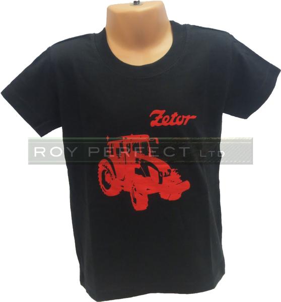 Children's Black Zetor Tractor Tshirt - Roy Perfect LTD